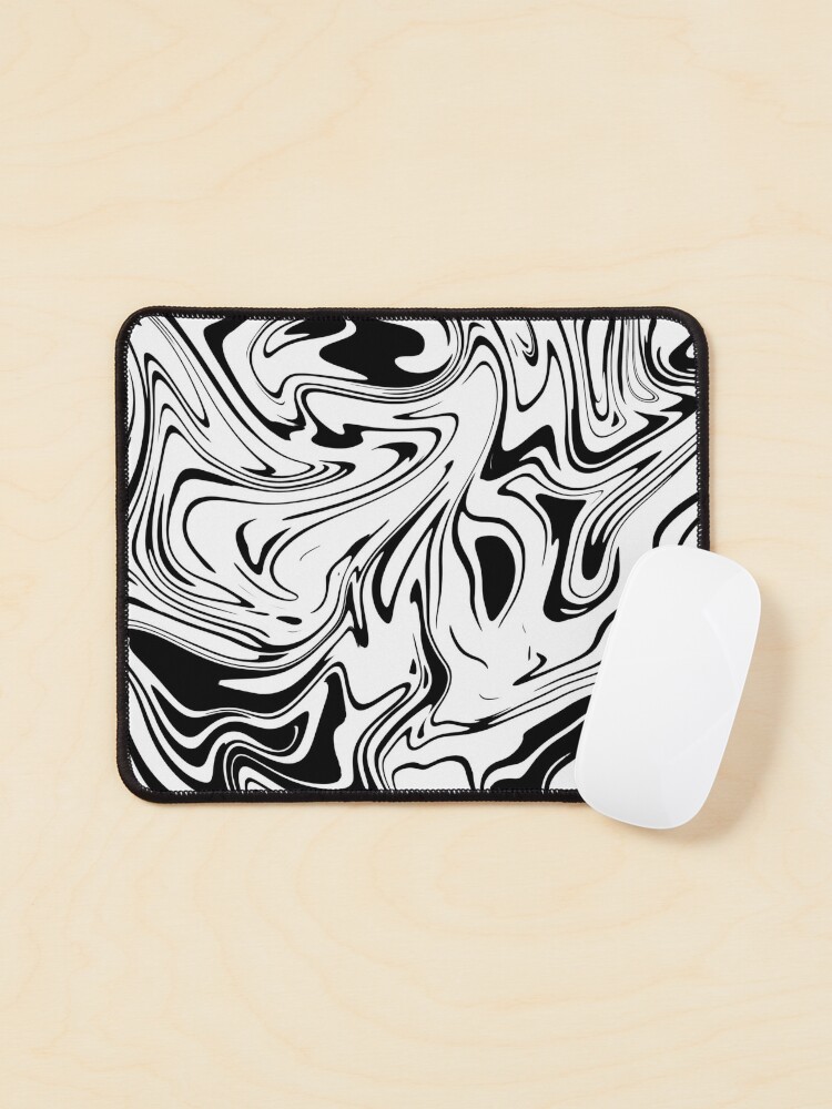 Tapis de souris for Sale avec l'œuvre « Tapis de souris blanc X noir » de  l'artiste TheVirux