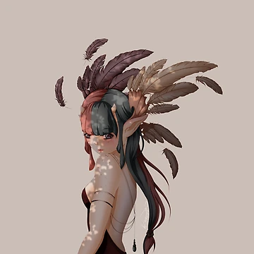 Artwork thumbnail, SpringFall Deity by KatHeathSpells