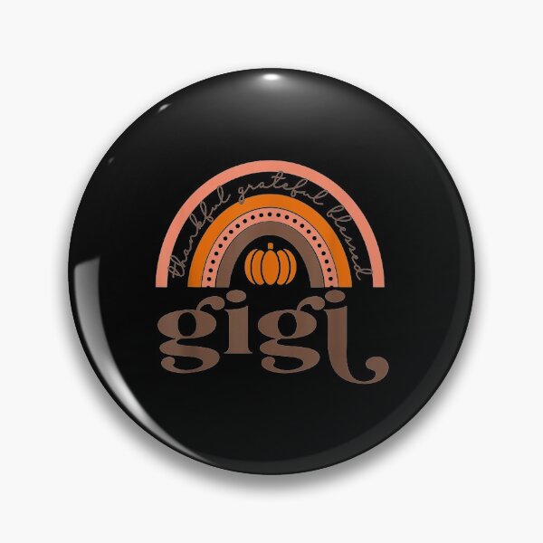 Item preview,  Thankful Greatful Blessed Gigi Rainbow Fall Pumpkin designed and sold by caral8.