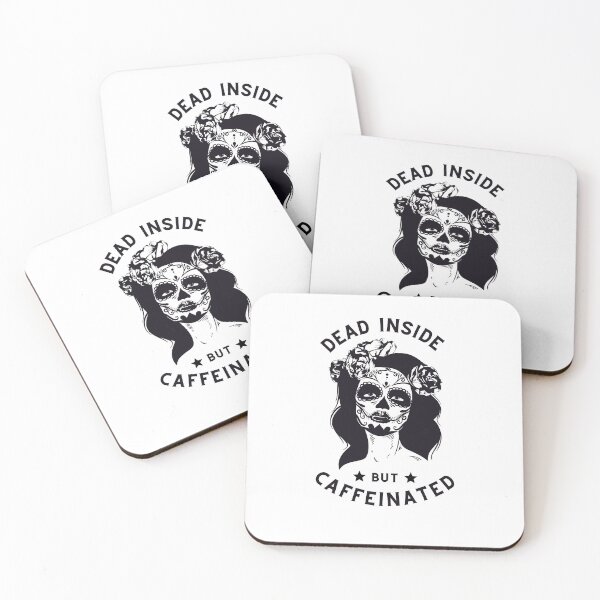 Item preview, Dead Inside But Caffeinated Classic T-shirt designed and sold by lhousshop.