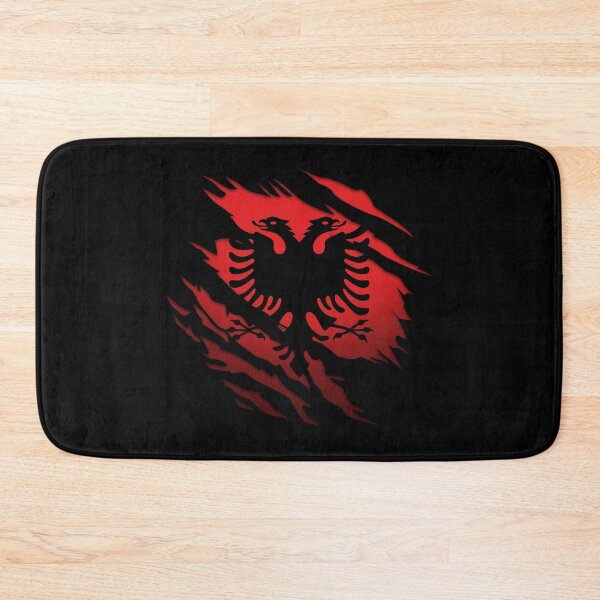 Item preview, Ripped Albanian flag designed and sold by artesign.