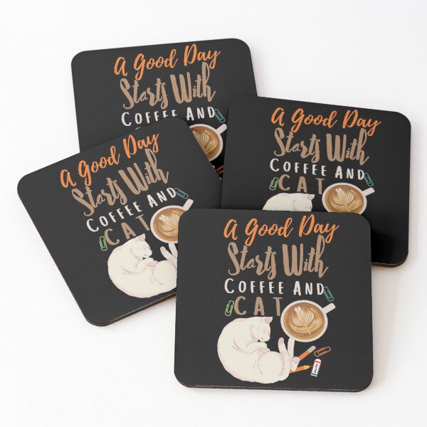 Item preview, A Good Day Starts With Coffee And Cat designed and sold by Anupol.