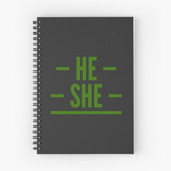 Item preview, He/She Pronouns designed and sold by Vira Magnus Layton.
