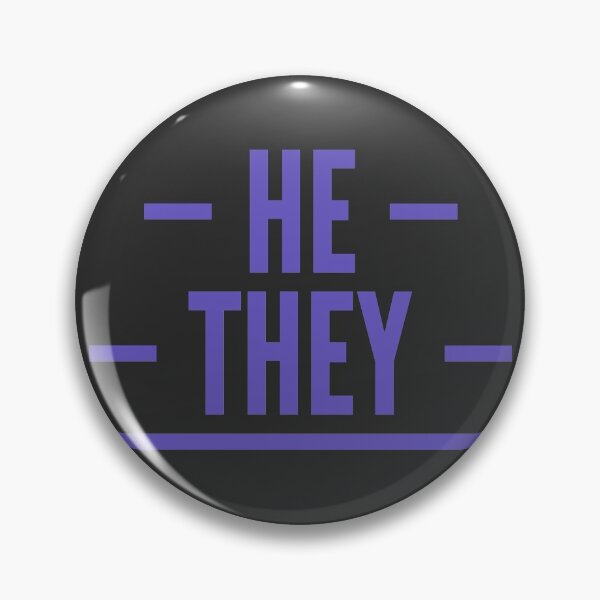 Item preview, He/They Pronouns designed and sold by Vira Magnus Layton.