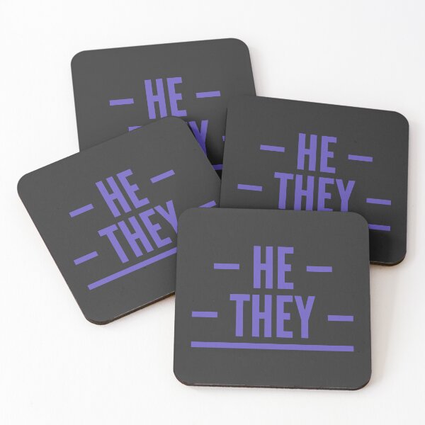 Item preview, He/They Pronouns designed and sold by Vira Magnus Layton.
