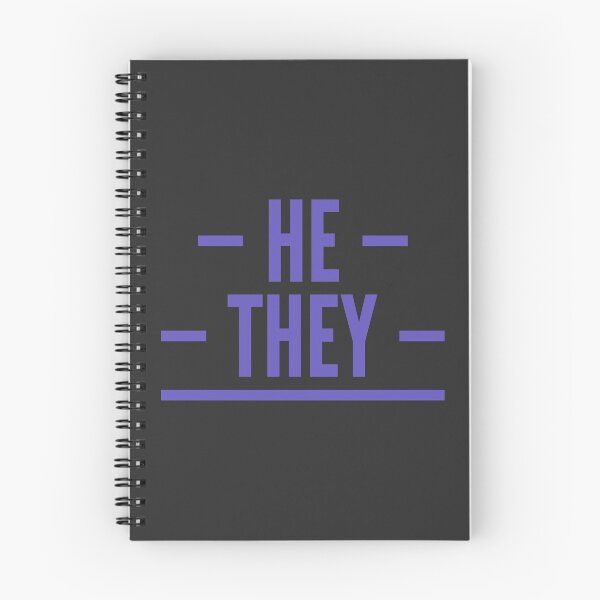 Item preview, He/They Pronouns designed and sold by Vira Magnus Layton.