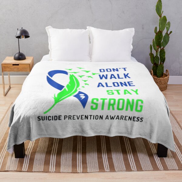 Item preview, Suicide Prevention Awareness - Don't Walk Alone Stay Strong T-Shirt designed and sold by spolayastore.