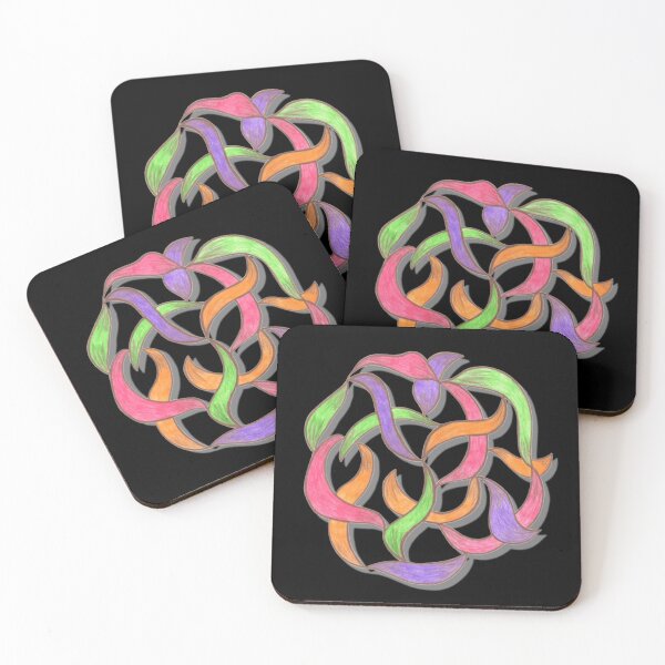 Item preview, bright overlapping ribbons designed and sold by DKVanOss.