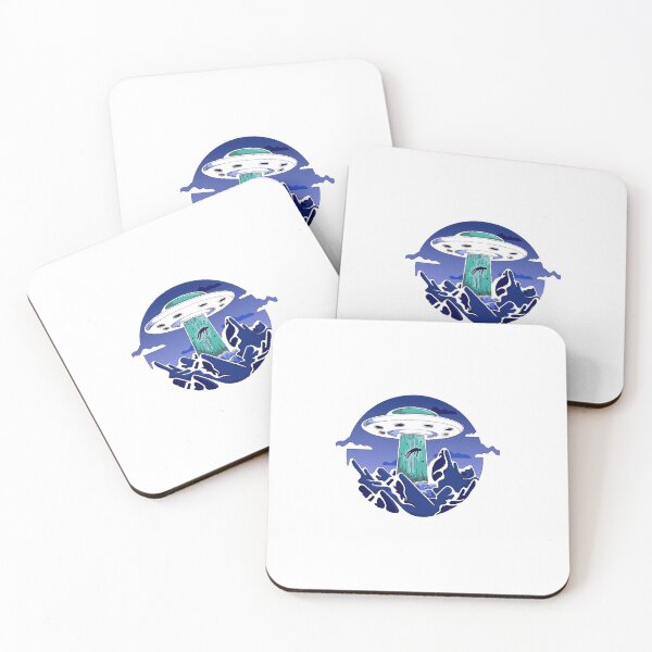 Item preview, UFO picking up person designed and sold by Sticker Store.