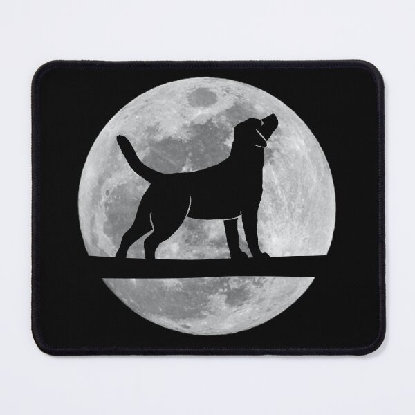 Item preview, Labrador Dog Night Moon labrador Lover designed and sold by alaechamlal.