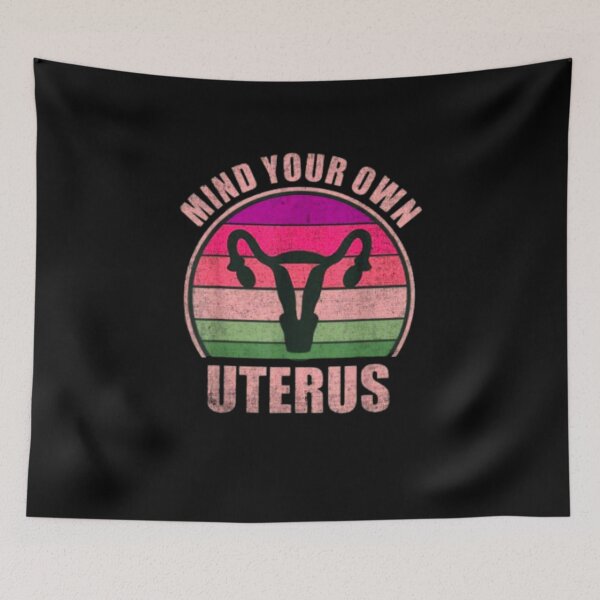 Item preview, Mind Your Own Uterus T-Shirt designed and sold by spolayastore.