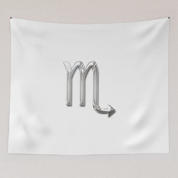 Item preview, Chrome Metallic Scorpio Star Sign  designed and sold by PrettyPage.