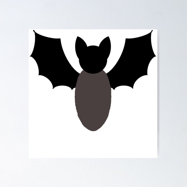 Item preview, Bat dark grey and blacl designed and sold by ArtSCPdesign.