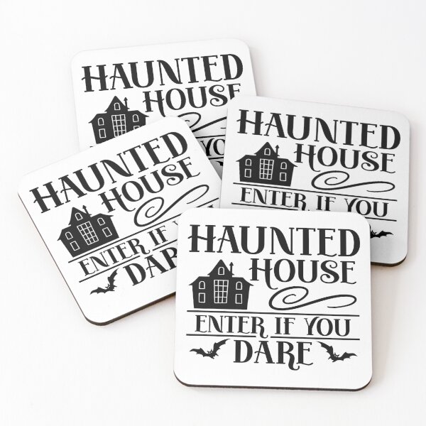 Item preview, Haunted House Enter If You Dare, Halloween Haunted House Decor, Halloween House Decor designed and sold by HighEndLowCost.