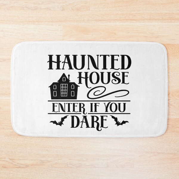 Item preview, Haunted House Enter If You Dare, Halloween Haunted House Decor, Halloween House Decor designed and sold by HighEndLowCost.