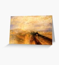 Rain, Steam and Speed ​​turner Greeting Card