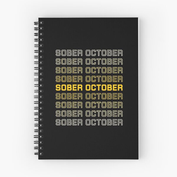 Item preview, Sober october challenge 31 days alcohol free no drinking sobriety designed and sold by portrait4you.