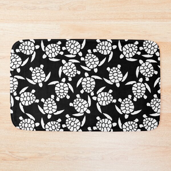 Item preview, Black and White Sea Turtle Patterns designed and sold by TMBTM.