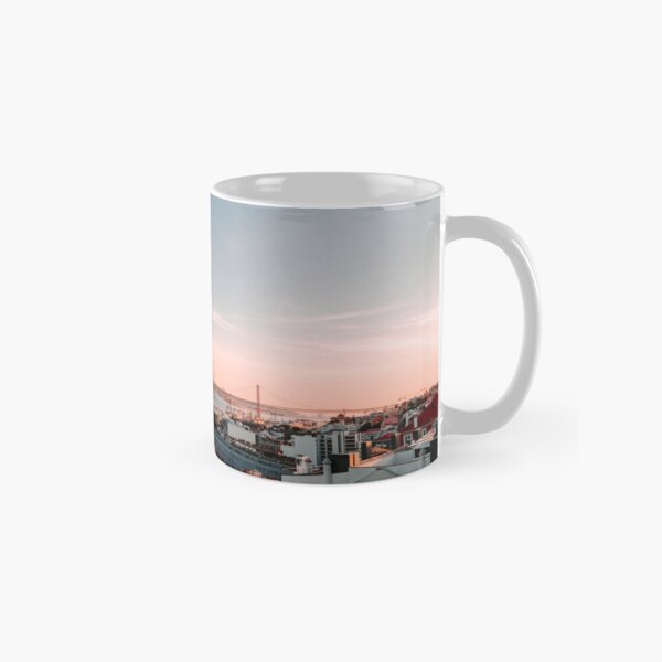 Lisbon rooftop view during sunset Classic Mug