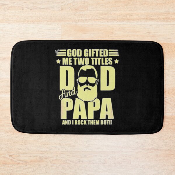 Item preview, God Gifted Me Two Titles Dad And Papa designed and sold by spolayastore.
