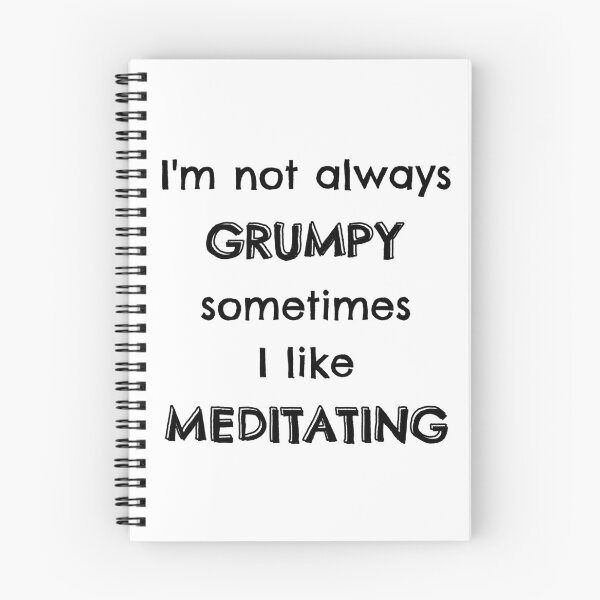 Item preview, I'm not always grumpy sometimes I like meditating designed and sold by TheGreenGoat.