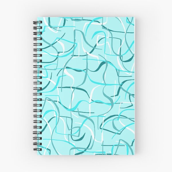 Item preview, Turquoise retro vintage pattern designed and sold by RinaGArt.