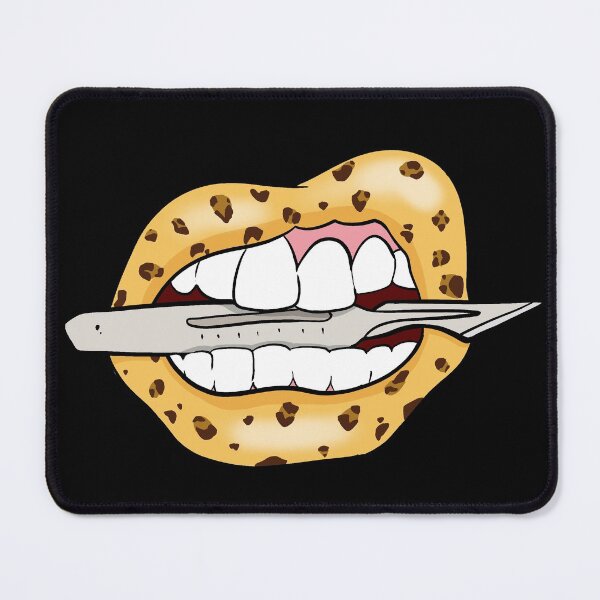 Item preview, Mouth animal print - surgical tech sharp women designed and sold by tinypurpleland.