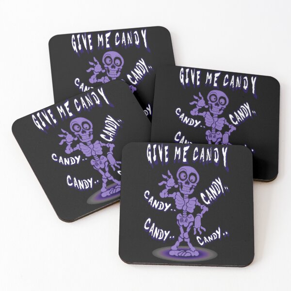 Item preview, Give Me Candy Deep Purple Halloween Typography designed and sold by aventi24.