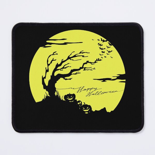 Item preview, Happy Halloween Haunted Tree Scary Pumpkin And Scary Bat designed and sold by EyanShop.