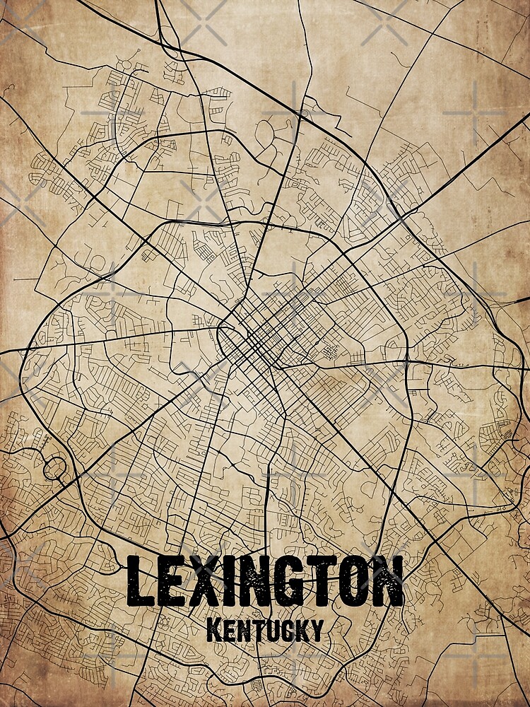 Road Map Of Lexington Ky