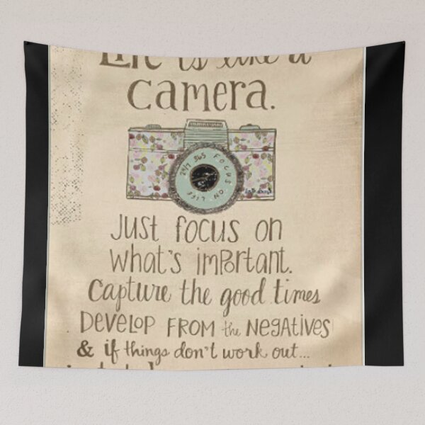 Item preview, life is like a camera designed and sold by MerciMe.