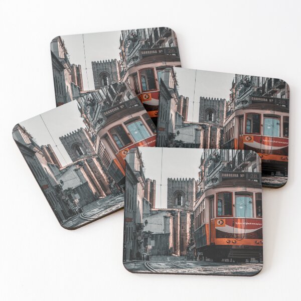 Item preview, Retro Lisbon electric tram designed and sold by roman-visuals.