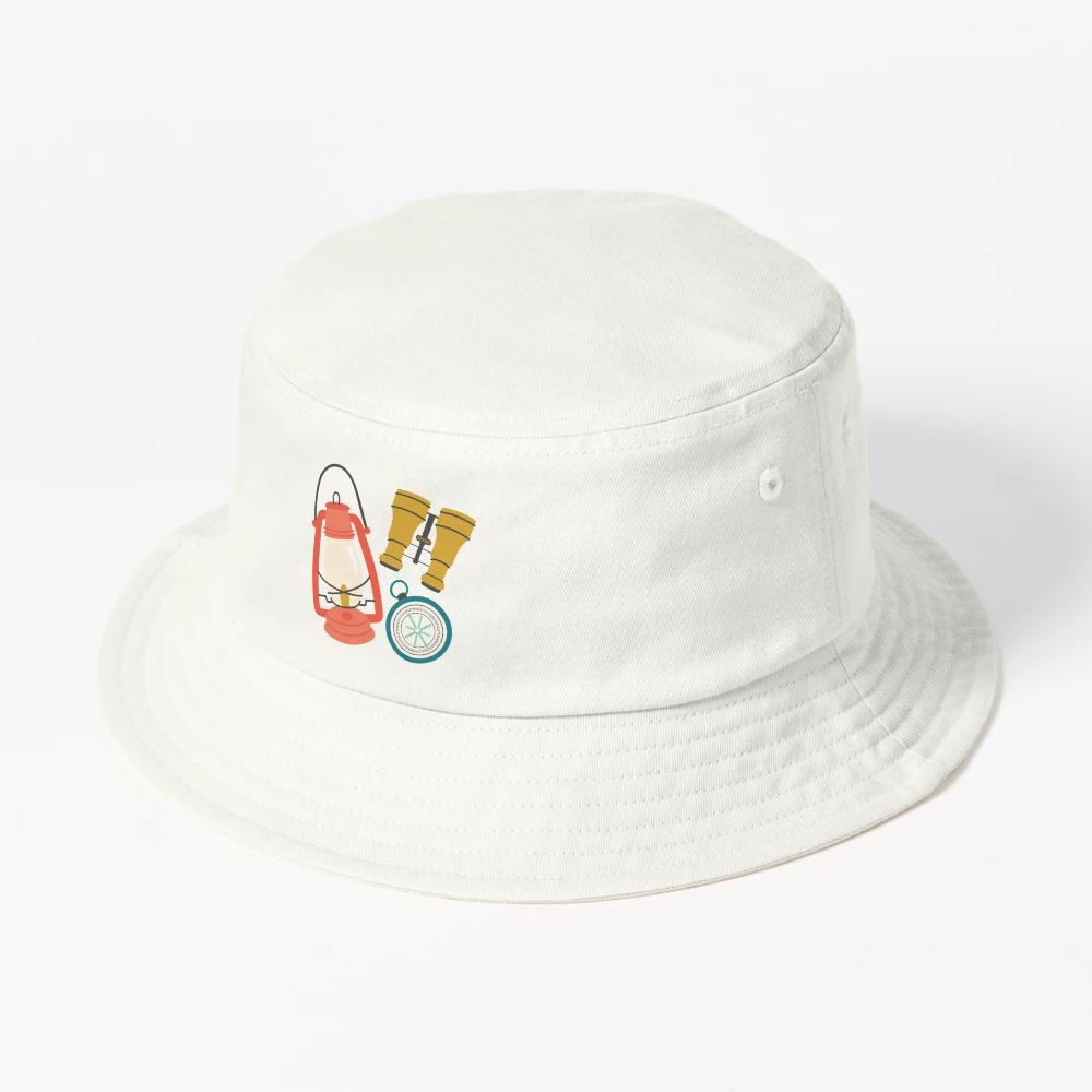 Snowflake Bucket Hat Funny Fisherman Hat Print Beach Hat Packable