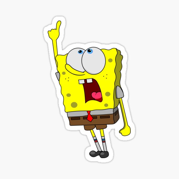 Sad Spongebob Stickers for Sale