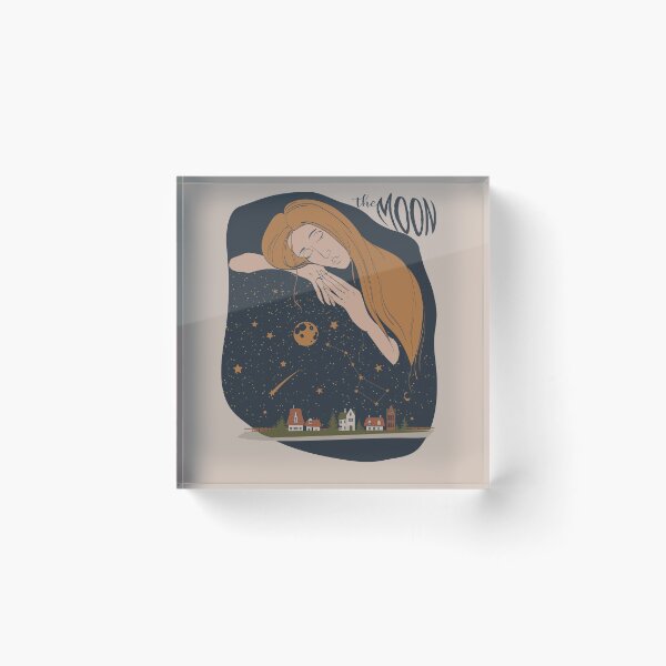 Item preview, CST Moon Calendar 2022 / Lunar calendar 2022 / Central Time CST / Moon phase calendar / Astrology calendar / Christmas calendar / Minimalist moon art poster designed and sold by GalleryArtField.