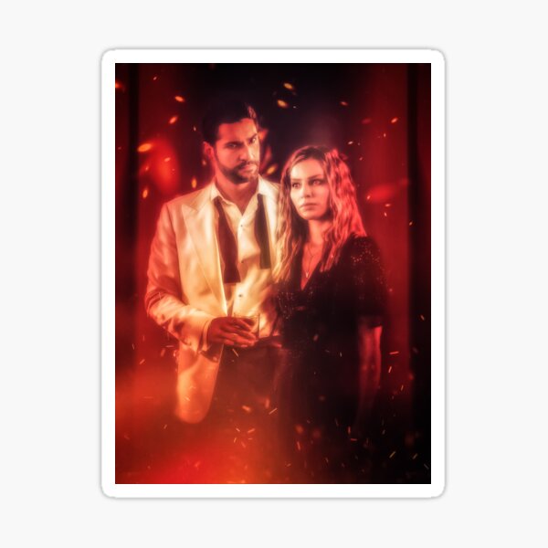 Lucifer And Chloe Sticker For Sale By Sarah9531 Redbubble 2506