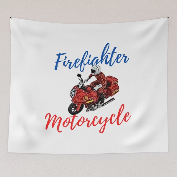 Item preview, Firefighter Motorcycle - toy cartoon firefighter designed and sold by nasani.