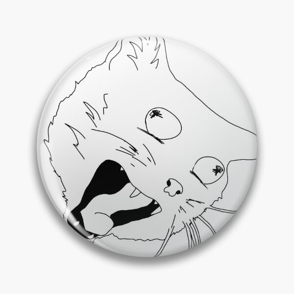 Item preview, poorly drawn cat designed and sold by sanik.