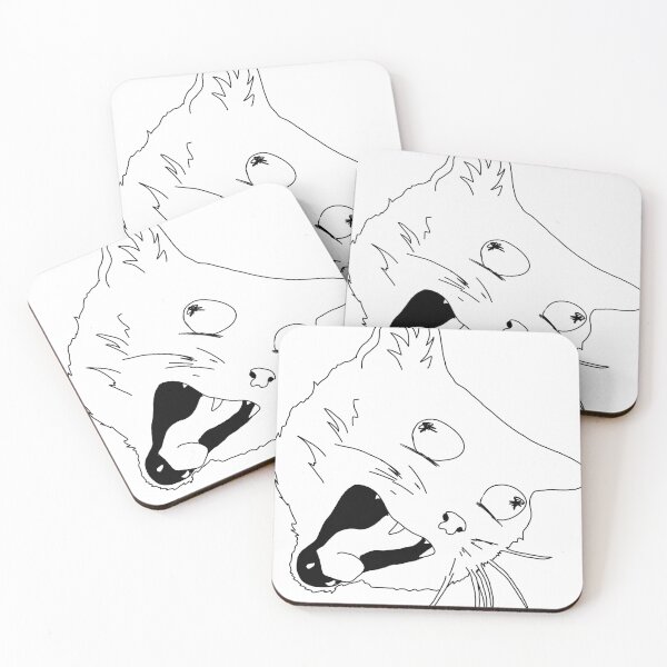 Item preview, poorly drawn cat designed and sold by sanik.