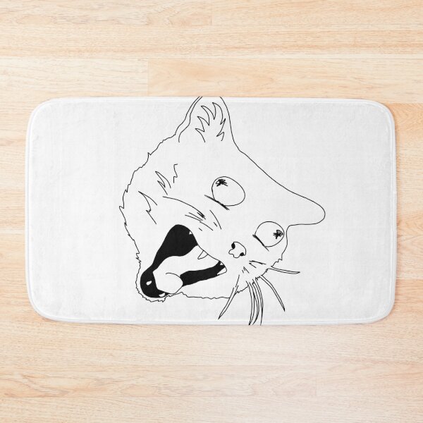 Item preview, poorly drawn cat designed and sold by sanik.
