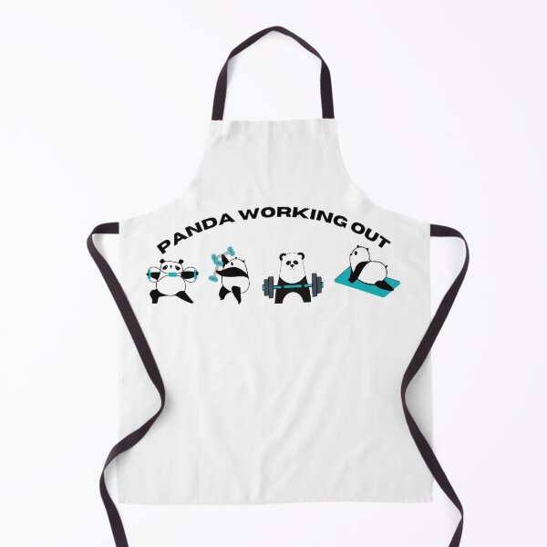 Item preview, panda working out designed and sold by RheaRealm.