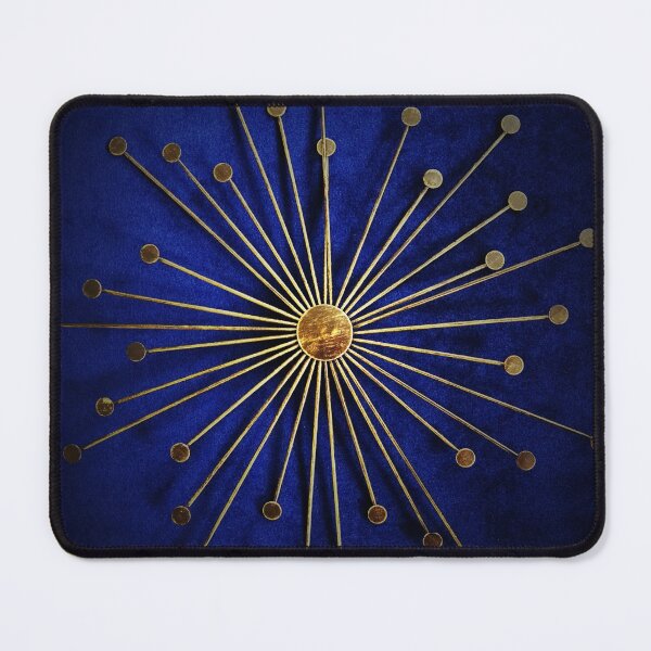 Item preview, Gold sun in blue background designed and sold by EdgyDesignForU.