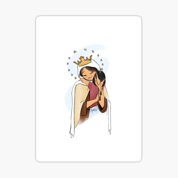 Virgin of Carmen Sticker