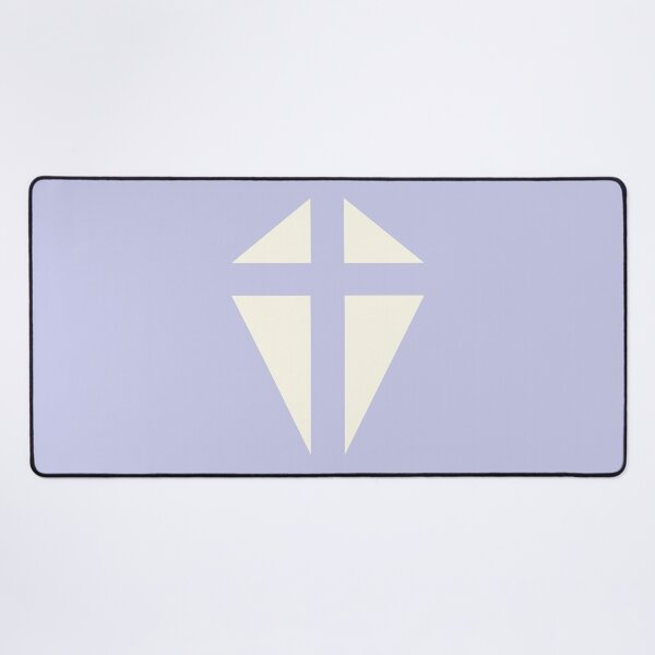 Item preview, White Triangles Christian Cross designed and sold by EverLife.