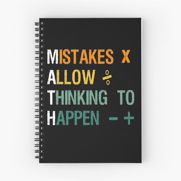 Item preview, Mistakes allow thinking to happen shirt, Math Lover Shirt, Teacher Gift, Mathematics School, Funny TShirt , Algebra shirt, Geometry tee shir designed and sold by ayoubker.