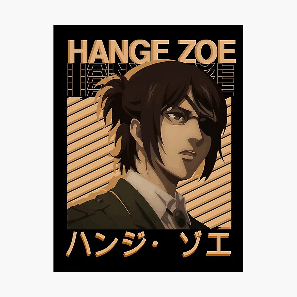 Hange Zoe Poster By Jacobhector Redbubble