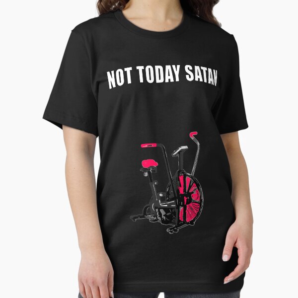 Item preview, not today satan air assault bike crossfit shirt designed and sold by earlstevens.