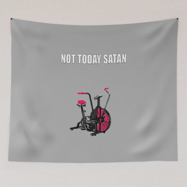 Item preview, not today satan air assault bike crossfit shirt designed and sold by earlstevens.