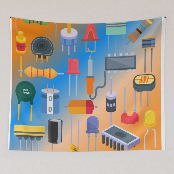 Item preview, Electronic Components Family Members designed and sold by EngineersArt.