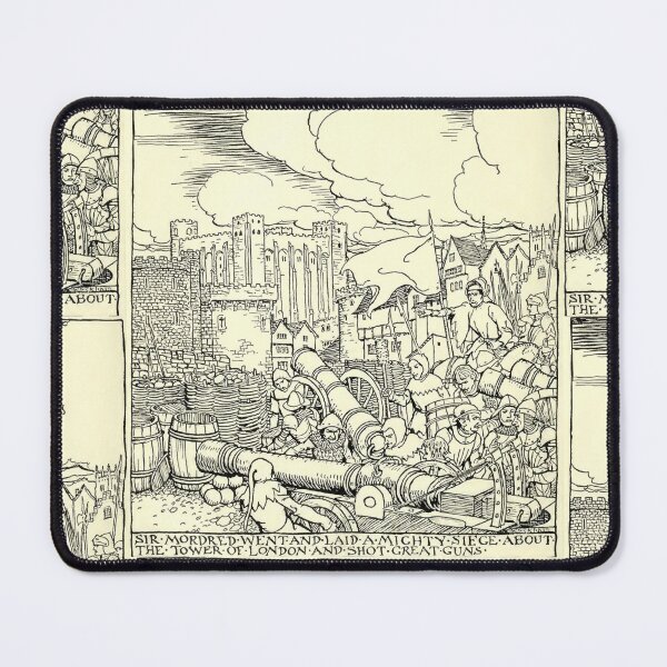 Item preview, Arthur Rackham- Sir Mordred's Mighty Siege at the Tower of London designed and sold by Dreamflight.